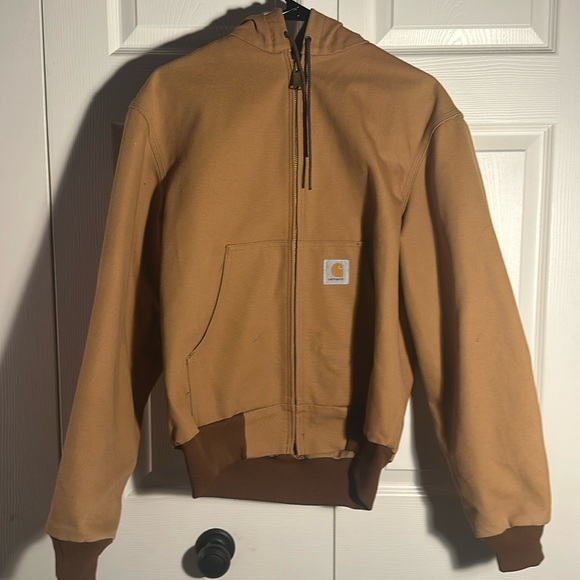 Carhartt Other - Carhartt Bomber Jacket Men’s Medium Tall Brown Quilted Lined Made in USA